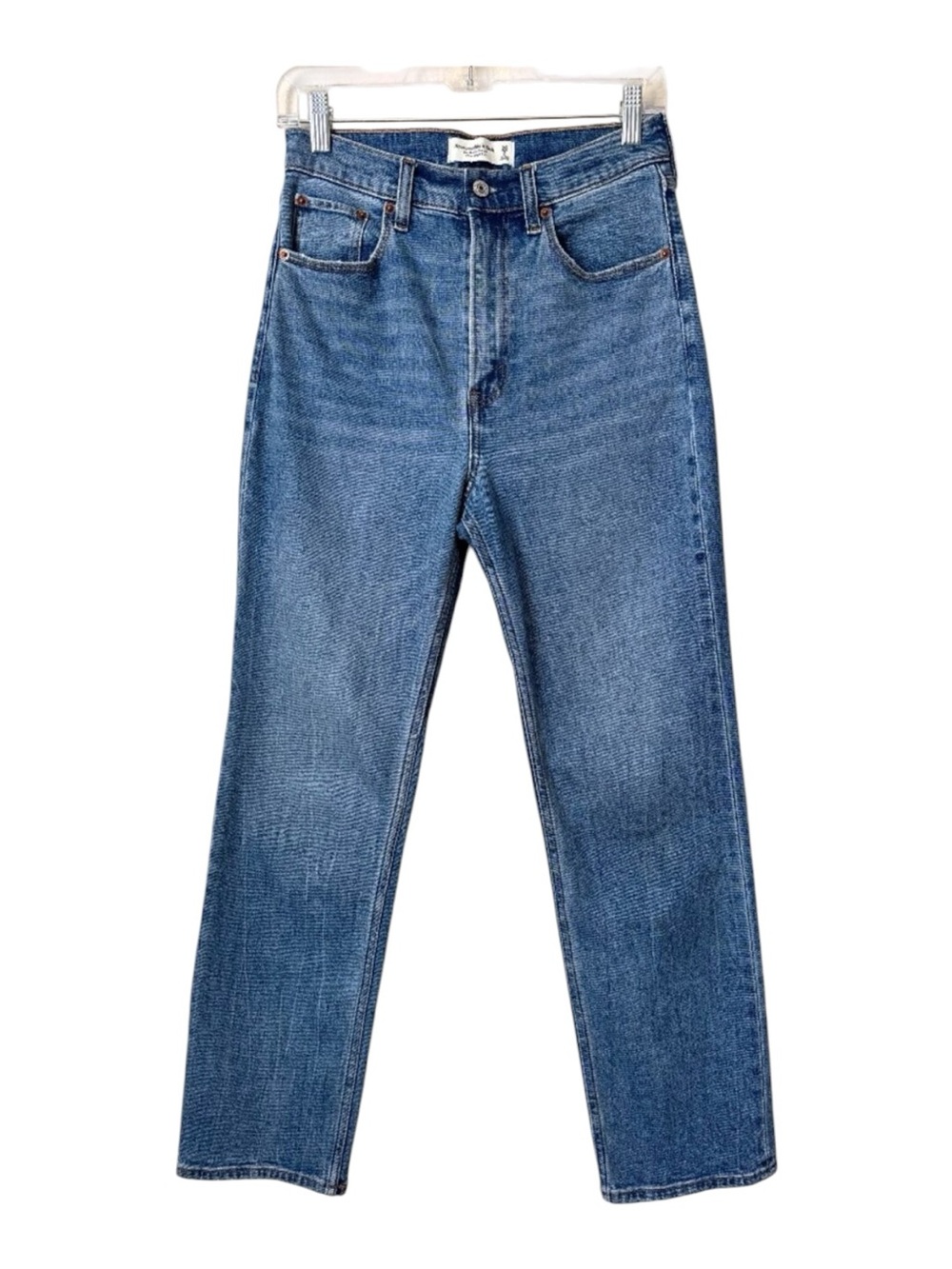 Abercrombie & Fitch The Ankle Straight Ultra High Rise